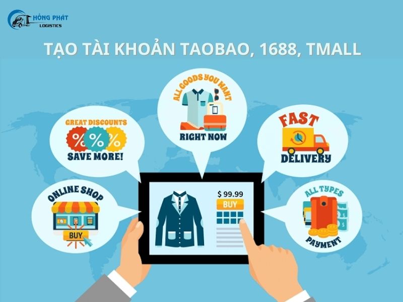 Tạo tài khoản Taobao