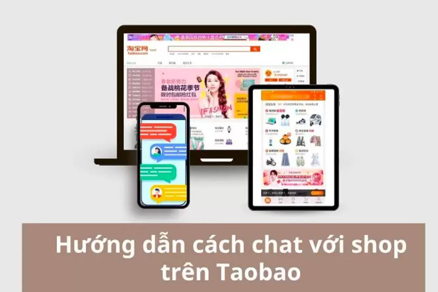Cách chat với shop trên Taobao để mặc cả giá hoặc khiếu nại