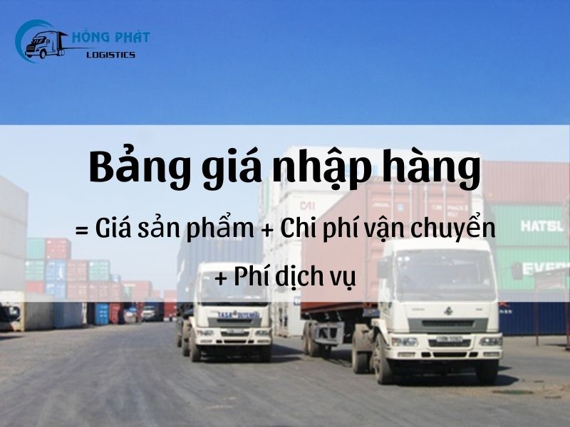 Công thức chung tính giá nhập hàng Trung Quốc về Việt Nam