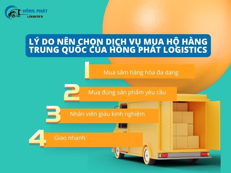 Hồng Phát Logistics là đối tác cho dịch vụ mua hàng hộ Trung Quốc uy tín
