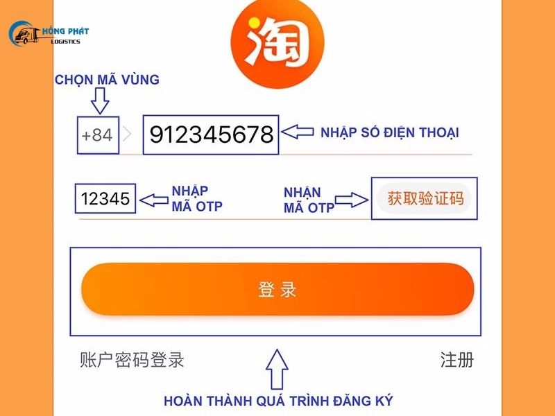 Cách đăng ký tài khoản Taobao