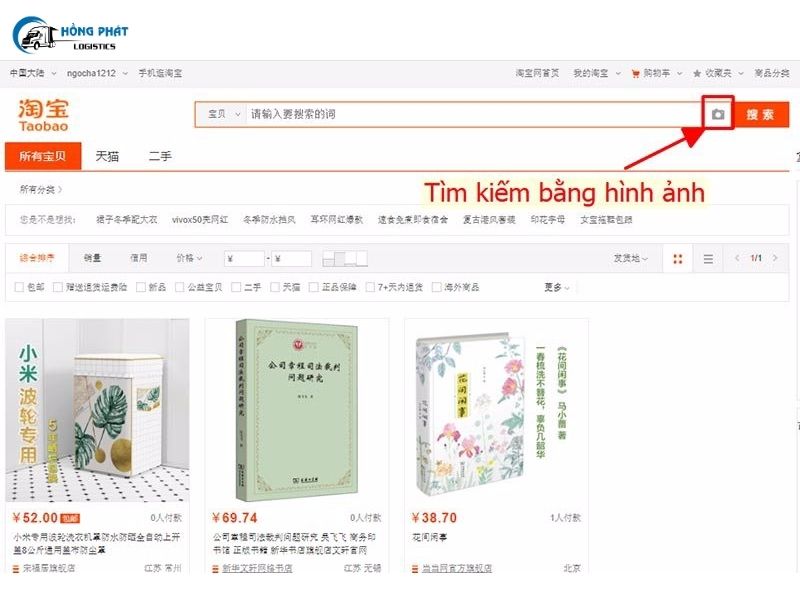 Tìm kiếm taobao bằng hình ảnh sản phẩm