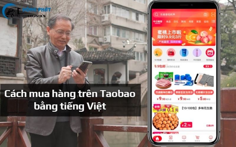 Mua hàng trên Taobao bằng tiếng Việt trên điện thoại như nào?