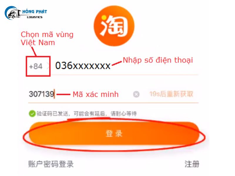 Hướng dẫn đăng ký tài khoản taobao