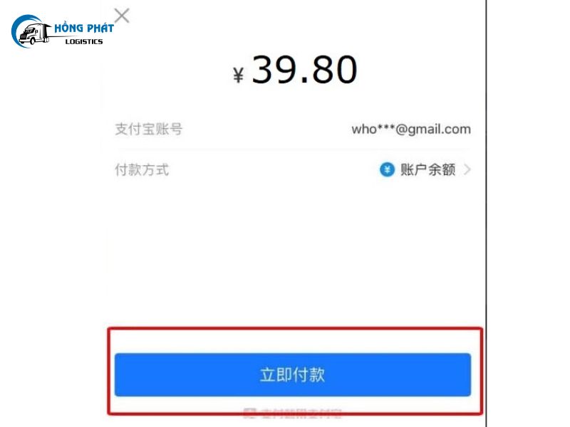 Cách Thanh toán đơn hàng taobao trên điện thoại