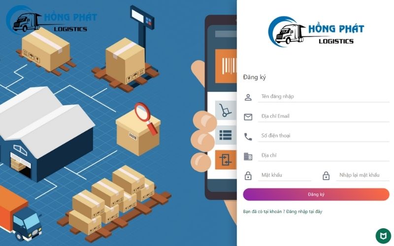 Đăng ký tài khoản tại Hồng Phát Logistics để order Taobao