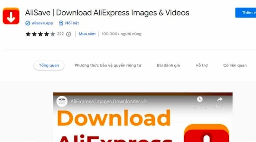 Cách tải ảnh, video trên Aliexpress